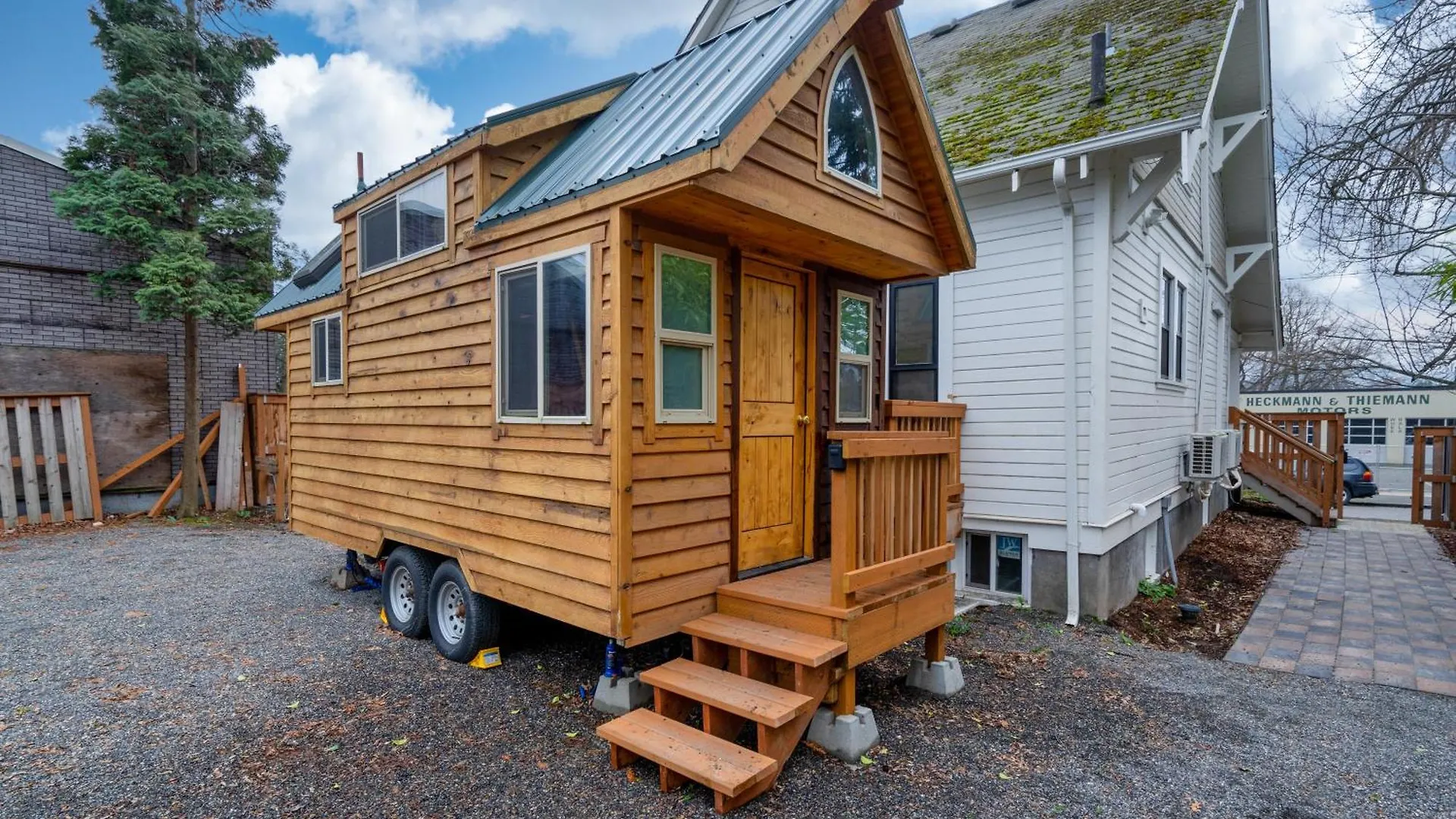 Daire Stay Portland - Tiny Log Cabin - Walk To Local Shops & Eateries